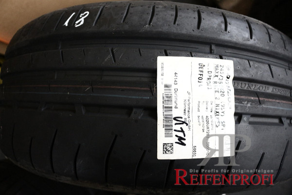 Dunlop Sport Maxx Race 2 245/35 R20 95Y (95Y) Sommerreifen DOT 2018 UNGEFAHREN