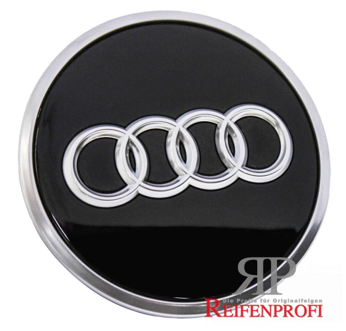 Audi Radzierkappe Original Nabenkappe Nabendeckel Felgendeckel schwarz  glänzend 8W0601170A