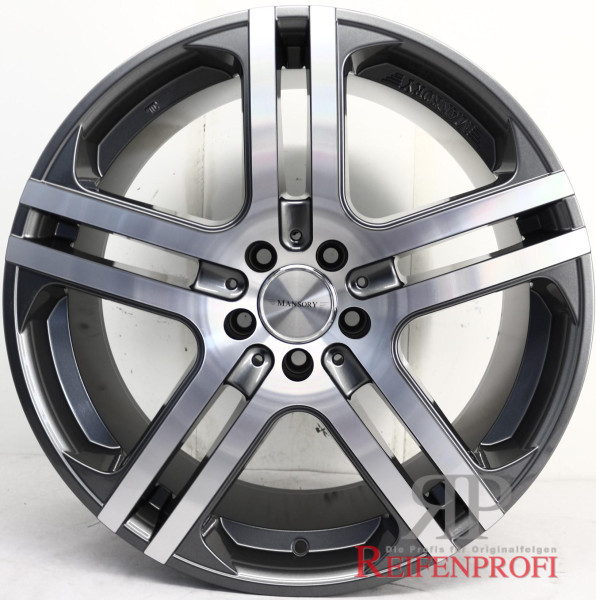 Mansory N50 22 Zoll Einzelfelge 10x22 ET50 5x112 Anthracite Diamond NEU 219-C