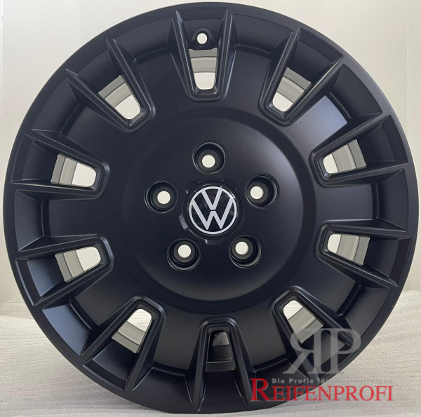 Original VW T5 T6 Amarok 17 Zoll Posada Felgen Satz 7LA601025 7x17 ET55 Schwarz Matt 354-A*