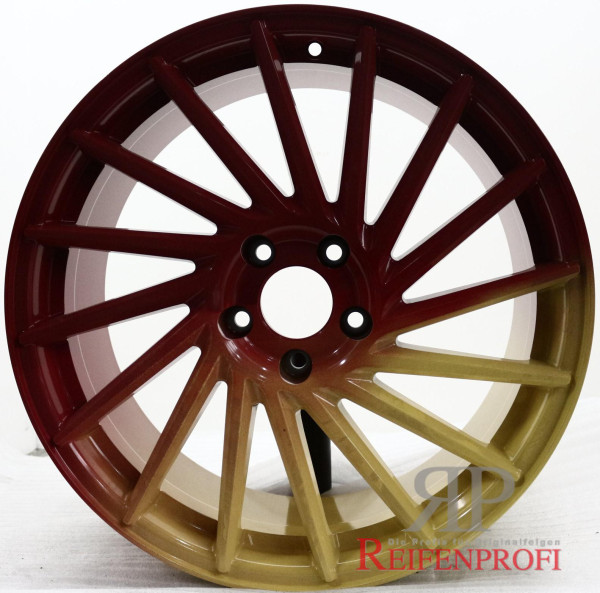 Keskin KT17 Hurricane 19 Zoll Einzelfelge 8,5x19 ET40 / 5x114,3 Felge wurde gepulvert (test)