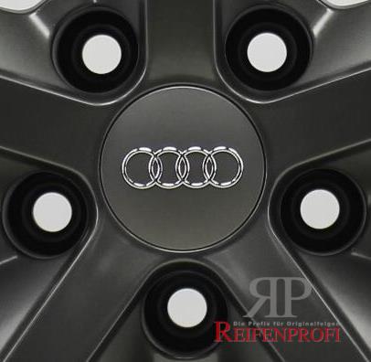 Original Audi matt schwarz Radzierkappe Felgendeckel Nabendeckel 8W0601170B