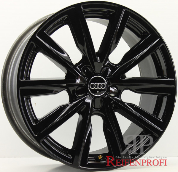 Original Audi A1 8X 17 Zoll Felgen Satz 8X0601025C/AE Schwarz matt